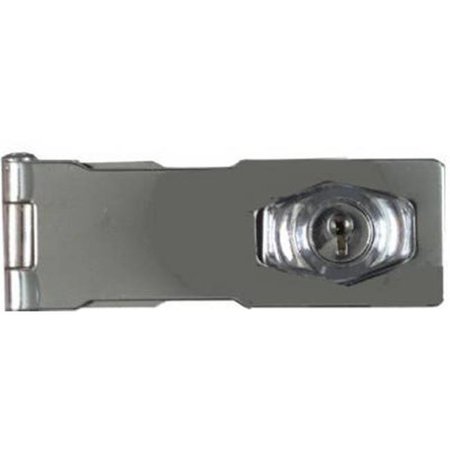 EAT-IN N183-780 4.5 Chrome Keyed Hasp Lock EA567729